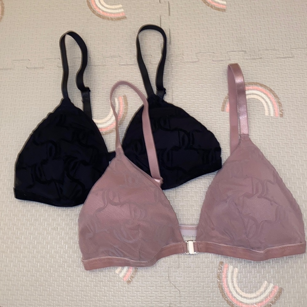 Set of 2 Juicy Couture Bralettes